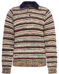 Sacai - Cotton Knitted Pullover - Lyst