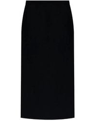 Givenchy - Midi Kickback Skirt - Lyst