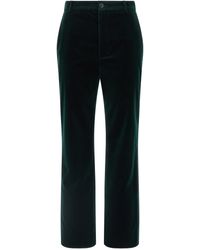 Saint Laurent - Velvet Pants - Lyst