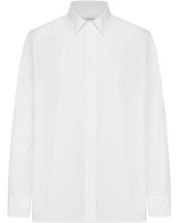 Saint Laurent - Cassandre Cotton Poplin Shirt - Lyst