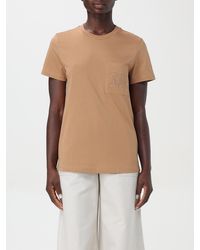 Max Mara - T-Shirt Camel - Lyst