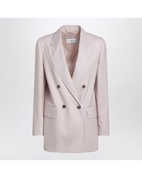 Max Mara - Dusty Doublebreasted Woolblend Jacket - Lyst