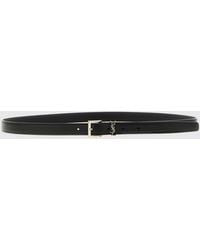 Saint Laurent - Ysl Monogram Buckle Leather Belt - Lyst