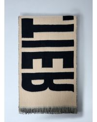 Jean Paul Gaultier - Logo Motif Wool Scarf - Lyst