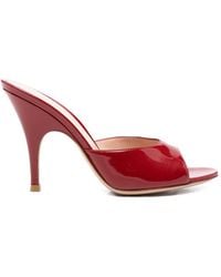 Gianvito Rossi - Sofia Patent Leather Mules - Lyst