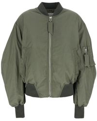 The Attico - Bomber Jacket With Zip Pocket On The Sleeve - Lyst