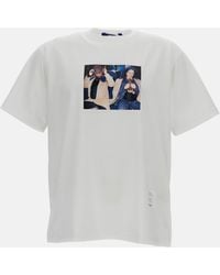 Junya Watanabe - Short-Sleeve T-Shirt With A Print - Lyst