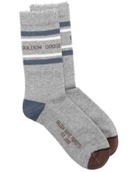 Golden Goose - Socks High Rib/Bi-Color/Stripes//Ripped - Lyst