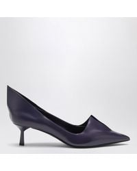 Prada - Brushed Leather Decollete - Lyst