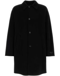 Prada - Cashmere And Wool Coat - Lyst