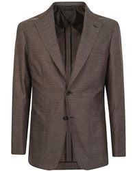 Brioni - Wool And Silk Single-Breasted Jacket - Lyst