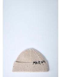 Marni - Logo Motif Beanie Hat - Lyst
