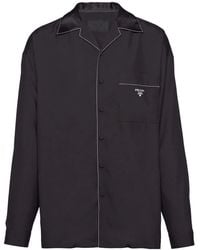 Prada - Camicia Bordi A Contrasto - Lyst