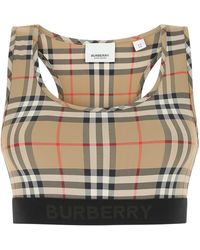 Burberry - Printed Stretch Nylon Knit Top - Lyst