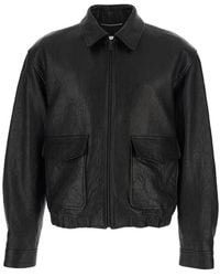 Saint Laurent - Jacket 'Classic Collar Jacket With Two Flap Pockets On T - Lyst