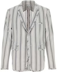 Thom Browne - Embroidered Cotton Blazer - Lyst