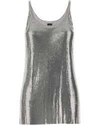 Rabanne - Metal Knit Top - Lyst