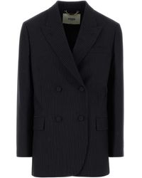 Fendi - Embroidered Wool Blend Blazer - Lyst