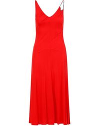 Lanvin - Sleeveless A-Line Midi Dress - Lyst