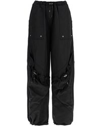 The Attico - High-Waisted Elasticated Loose Fit Trousers With Pockets - Lyst
