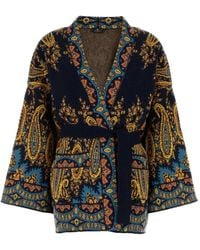 Etro - Paisley Print Cape - Lyst