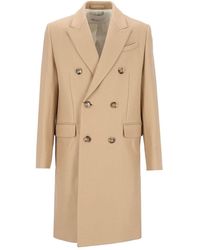 Ami Paris - Ami Double-Breasted Wool Coat - Lyst