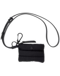 Moncler - 'Caradoc' Cardholder With Logo Patch On The Front And Adjustable And Removable Strap - Lyst