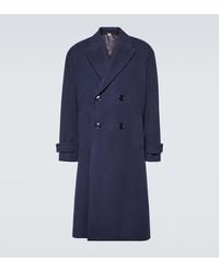 Gucci - Double-Breasted Wool Overcoat - Lyst
