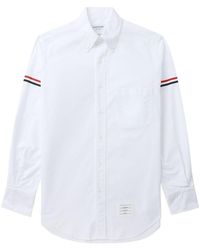 Thom Browne - Grosgrain Armband Oxford Shirt - Lyst