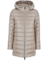 Herno - Down Jacket With Drawstring Hood - Lyst