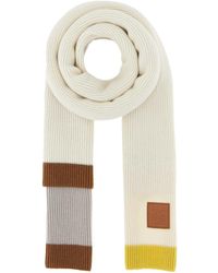 Loewe - Two-Tone Wool Scarf - Lyst