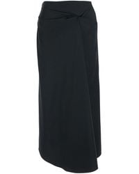 Max Mara - Skirt With Bow Detail On The Front And Zip Closure On The Back - Lyst