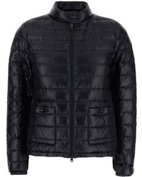 Herno - Quilted Down Jacket With Raised Collar - Lyst