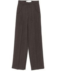 Golden Goose - "Journey W's" Wide Leg Pant Naomi Pinstripe Wool - Lyst