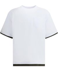 Sacai - T-Shirt Double Layers - Lyst