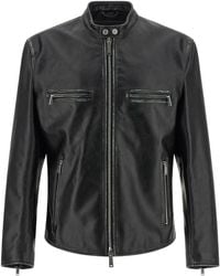 DSquared² - Solid Mandarin Collar Jacket - Lyst