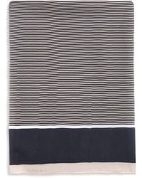 Saint Laurent - Cassandre Striped Stole - Lyst