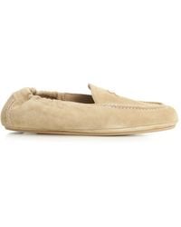 Celine - Adam Suede Moccasin - Lyst