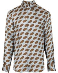 Dries Van Noten Caper Shirt in Gray for Men | Lyst