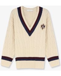 Zimmermann - Valiant Cable Knit Wool Sweater - Lyst