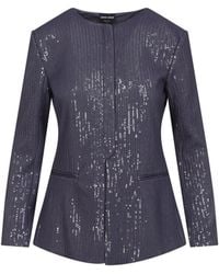 Giorgio Armani - Polyester Jacket - Lyst