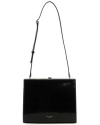 Saint Laurent 'le Anne-marie' Shoulder Bag in Black | Lyst