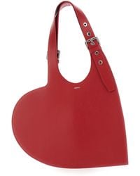 Coperni - 'Belt Heart' Handbag With Heart Shaped Design And Adjustable Belted Handle - Lyst