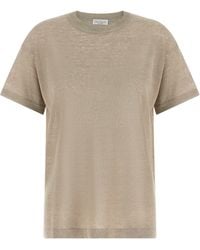 Brunello Cucinelli - Linen Cardigan Clothing - Lyst
