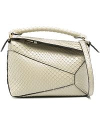 Loewe - Puzzle Edge Mini Leather Handbag - Lyst