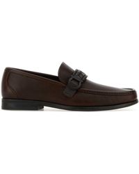 Ferragamo - Leather Loafers - Lyst