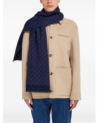 Ferragamo - Gancini Wool Scarf - Lyst