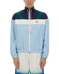 CASABLANCA - Pinstripe Laurel" Track Jacket - Lyst