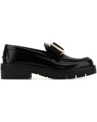 ローファー・オックスフォード Ferragamo MOCCASIN WOMAN VIVALDO Ferragamo Vivaldo bow-detail Leather Loafers | Brown | FARFETCH