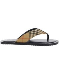 Burberry - Flip-Flops Tech Fabric Polyamide Shoe - Lyst